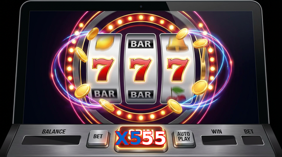 Main screen of X555 slots page for PK players